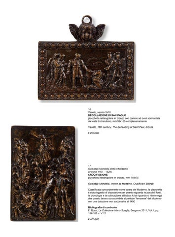 Placchette medaglie e bronzetti 第 12 页