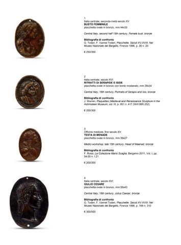Placchette medaglie e bronzetti 第 8 页