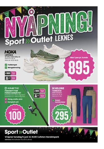 Sport Outlet - nyåpning Leknes