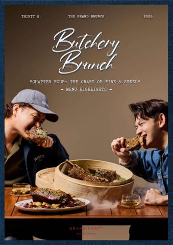 Butchery Brunch Menu