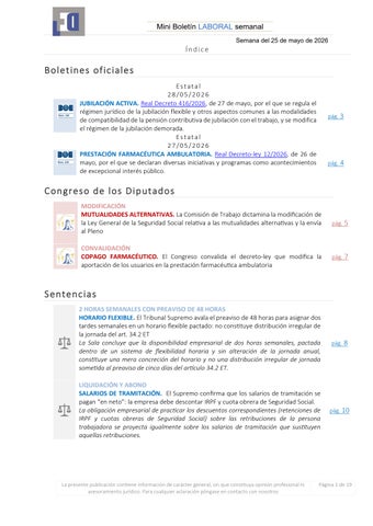 Boletín LABORAL semana 29/05/2026 - www.gabinetedelaorden.com
