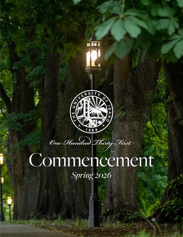 Spring 2026 Commencement program