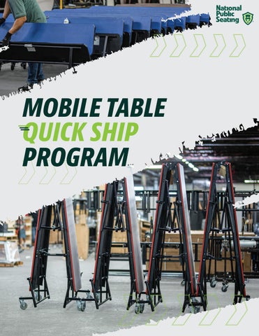 NPS Mobile Tables Quick Ship Program