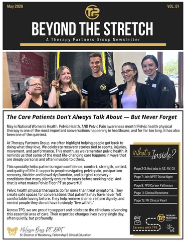 Beyond the Stretch May 2026
