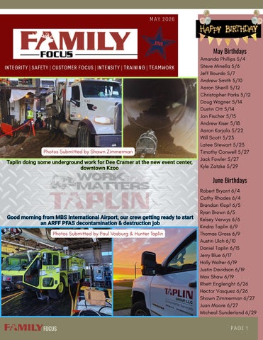Family Focus Newsletter May 2026