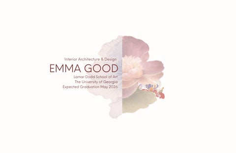 Emma Good Interior Design Portfolio May 2026