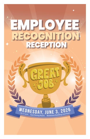 Employee Recognition Reception 2026