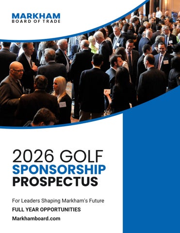 2026 MBT GOLF Sponsorship Prospectus