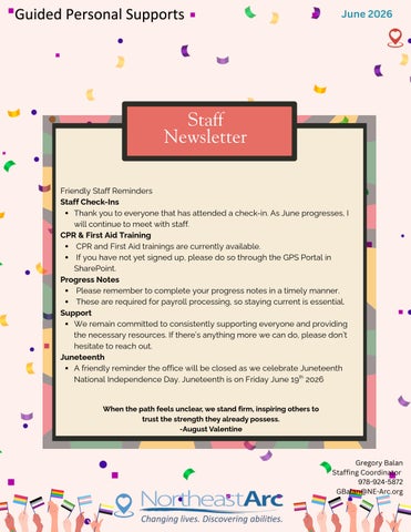 June Newsletter 