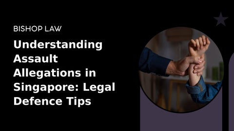 Understanding Assault Allegations in Singapore Legal Defence Tips