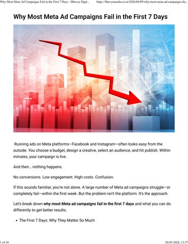 Why Most Meta Ad Campaigns Fail in the First 7 Days_ - Bhavya Digital Marketing