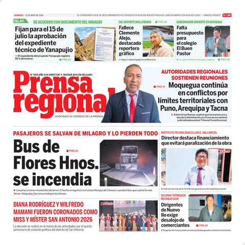 La Prensa Regional – Domingo 31 de mayo de 2026