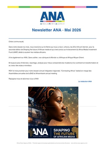 ANA Newsletter Mai 2026