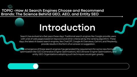 How AI Search Engines Choose and Recommend Brands The Science Behind GEO, AEO, and Entity SEO (1)
