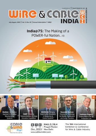 Wire & Cable India Emagazine July-Aug 2022