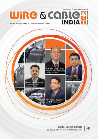 Wire & Cable India Emagazine Nov-Dec 2023