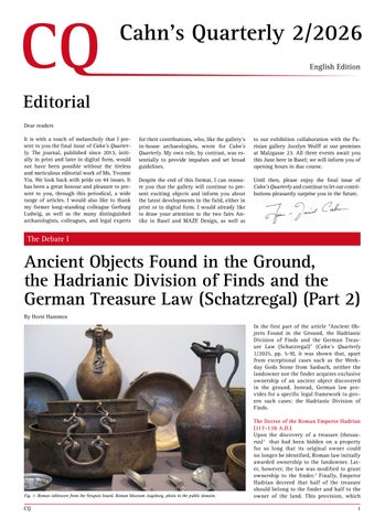 Cahns Quarterly 2/2026 - English Edition