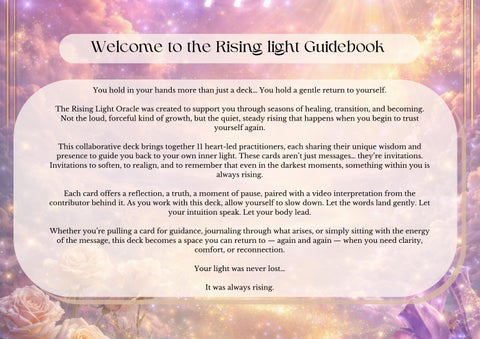 OracleQueenPublishing 灯饰目录 · Rising 灯饰 Oracle Deck Guidebook 第 2 页