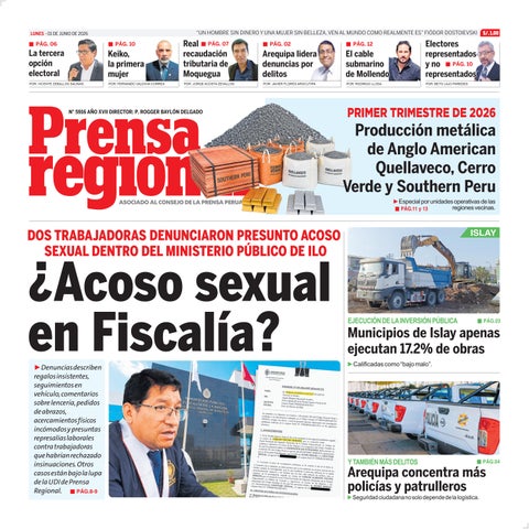 La Prensa Regional – Lunes 01 de junio de 2026
