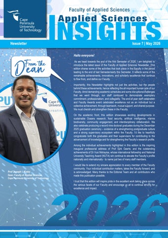 Applied Sciences Insights Newsletter - Issue 7