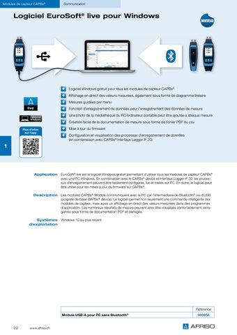 AFRISO 家具目录 Appareils 德文 mesure portables 第 22 页
