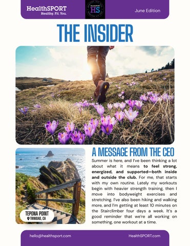 The INSIDER — June Edition cover