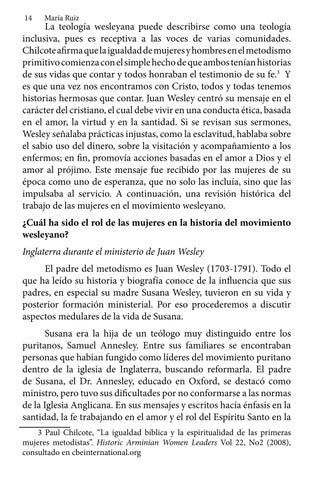 Las Mujeres y el ADN Wesleyano 第 18 页