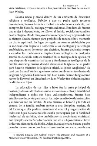 Las Mujeres y el ADN Wesleyano 第 19 页