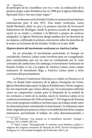 Las Mujeres y el ADN Wesleyano 第 24 页