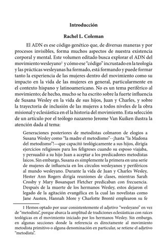 Las Mujeres y el ADN Wesleyano 第 9 页