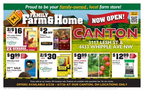 Family Farm & Home Canton Grand Opening 26JUT1 Ad (Effective 6/2/26 - 6/7/26)