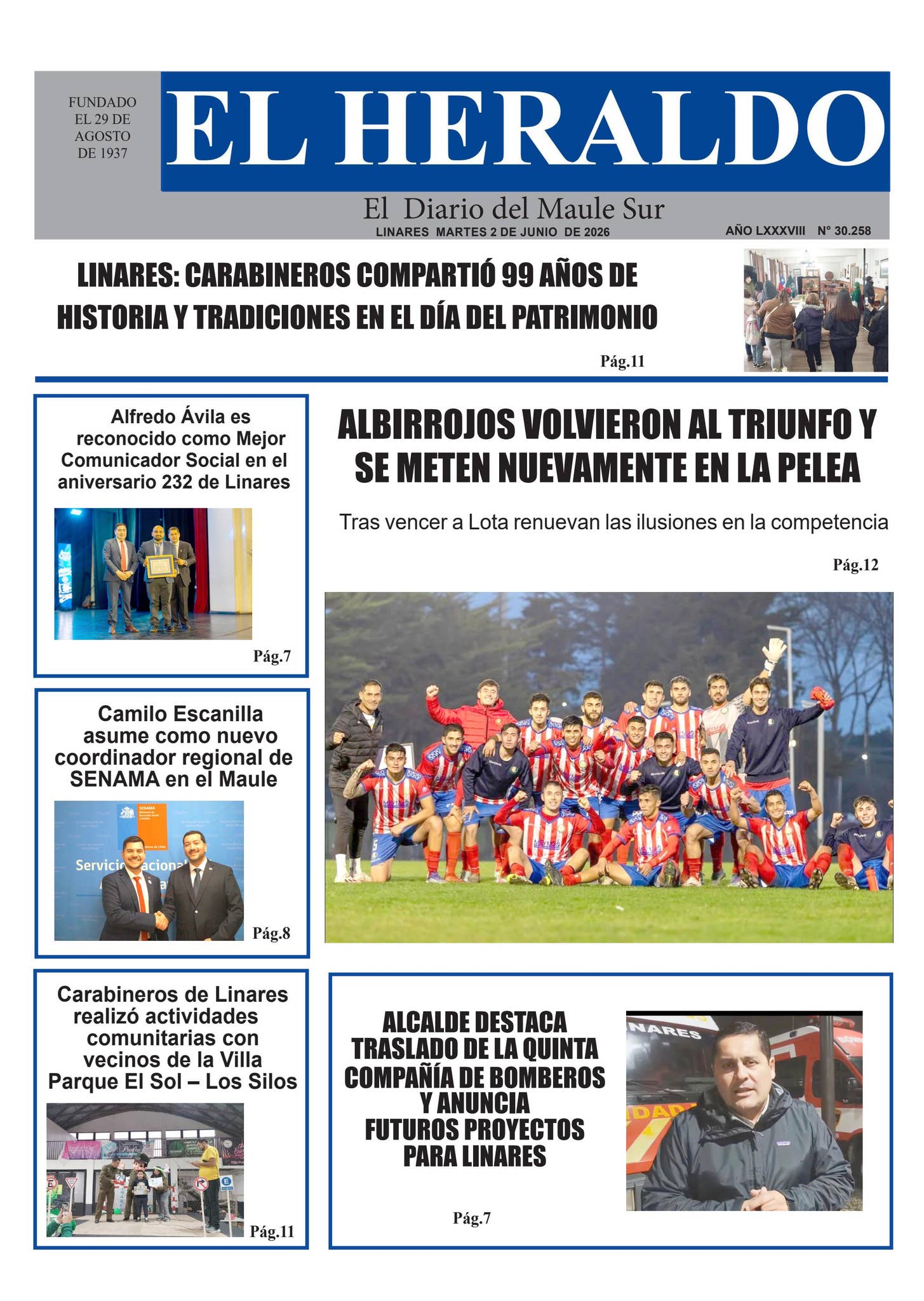 Martes 02 de junio 2026
