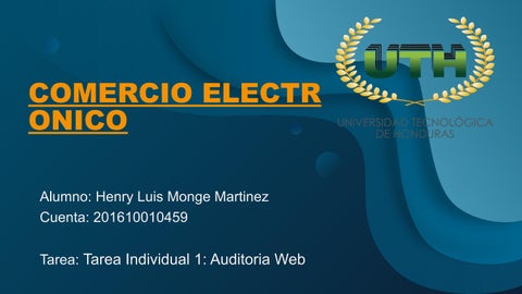 Tarea Individual 1: Auditoria Web - Henry Luis Monge