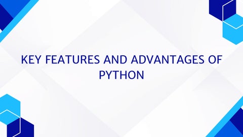 Blue Professional Geometric Presentation