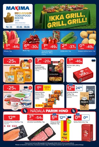 Maxima kliendileht 2.-8.06