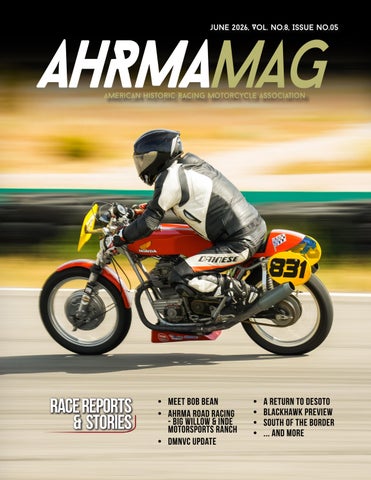 AHRMA MAG June2026, Vol. No. 8, Issue No. 05