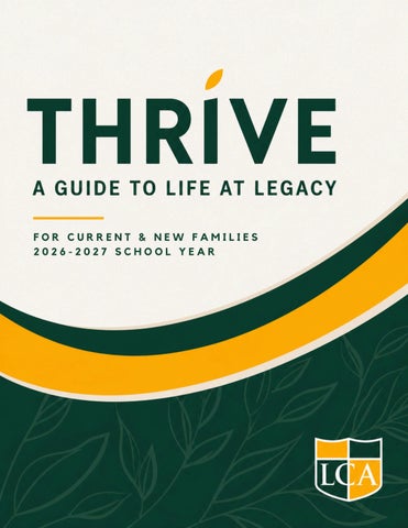 LCA 2026-2027 THRIVE Guide
