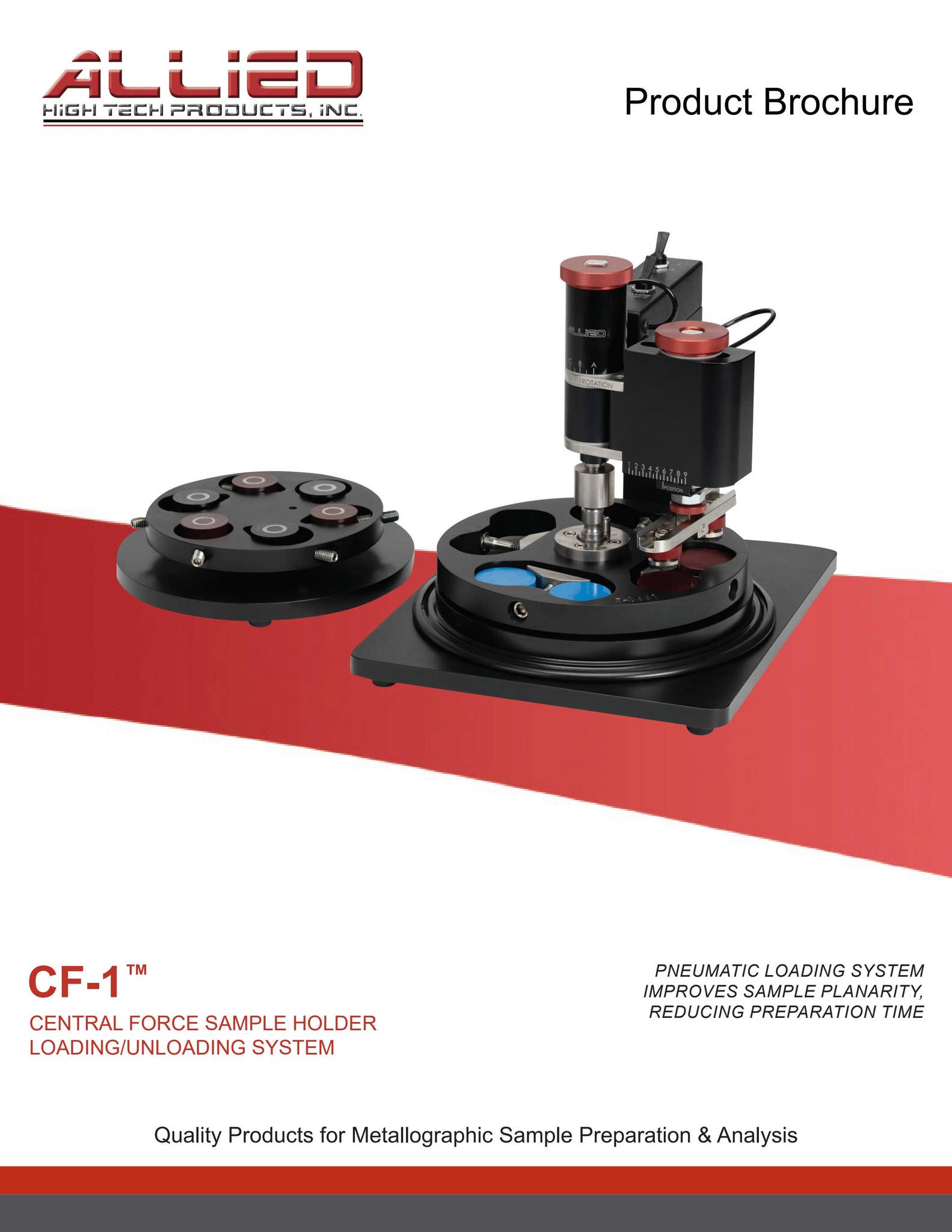 Quick Loading Fixture CF-1 Pneumatic Loading Fixture Brochure by Allied High Tech Products ...