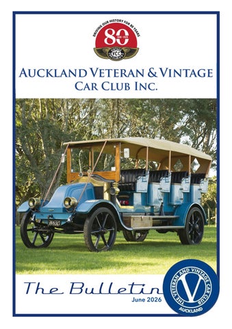 VCC Auckland Bulletin June 2026