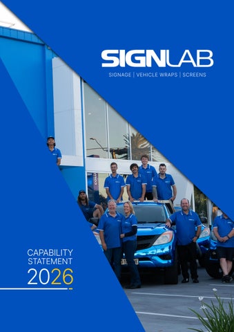 Capability Statement 26 - Signlab