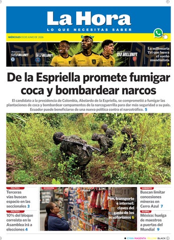 Nacional: 03 de junio, 2026