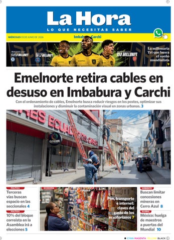 Imbabura - Carchi: 03 de junio, 2026