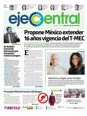 EjeCentral Diario | 3 de junio de 2026