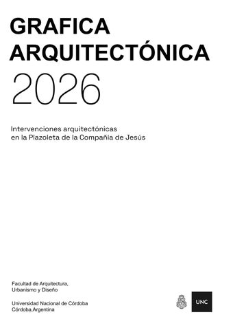 GRAFICA ARQUITECTONICA MAQUETA LIBRO 2026