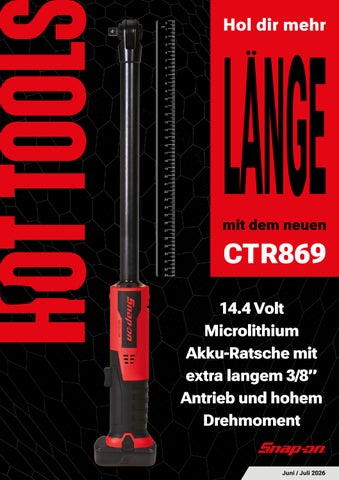 Snap-on Hot Tools Juni - Juli 2026 Deutsch