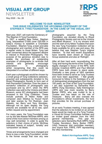 2026 May VAG Newsletter No 28B
