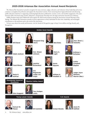 The Arkansas Lawyer 春季 2026 第 8 页