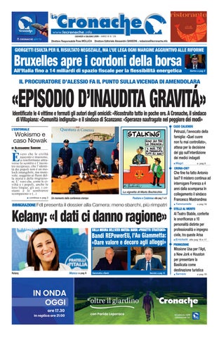 Cronache del 4 giugno 2026