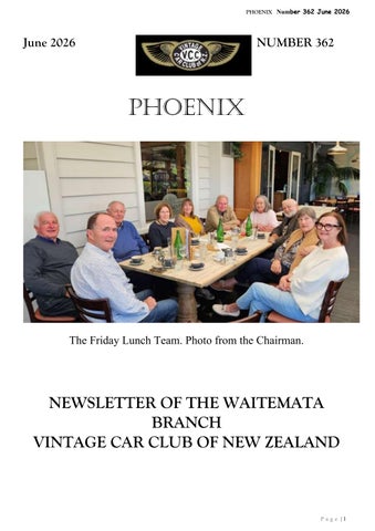 VCC Waitemata Phoenix June2026 