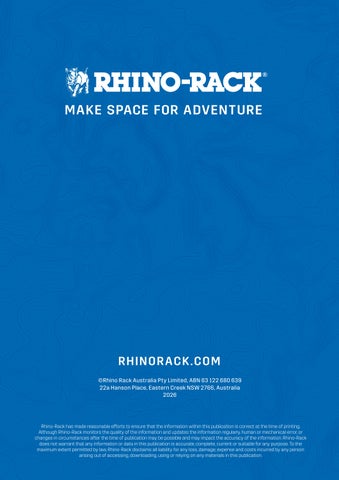 Rhino-Rack Roof Top Tents 灯饰手册 2026-06 英文 第 12 页